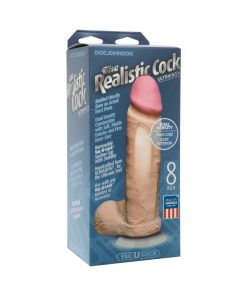 The Realistic Cock - Ur3 - 8 Inch White