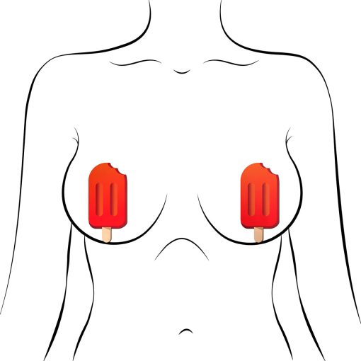 Pastease Cherry Red Popsicle Pasties - Image 2