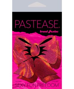 Pastease Holographic Red Bow Pasties
