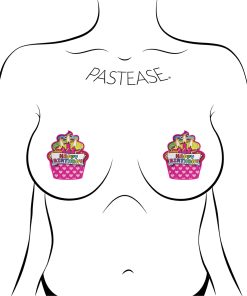Pastease Happy Birthday Cupcake Pasties Pink