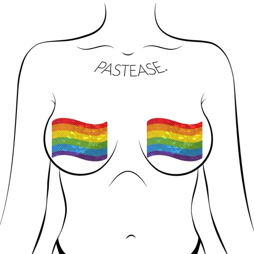 Pastease Rainbow Pride Flag Pasties - Image 2