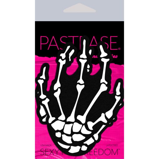 Pastease Skeleton Hands Pasties Black - Image 3