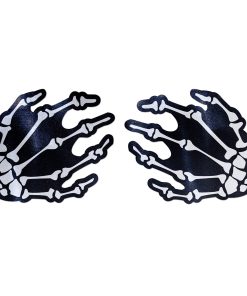 Pastease Skeleton Hands Pasties Black