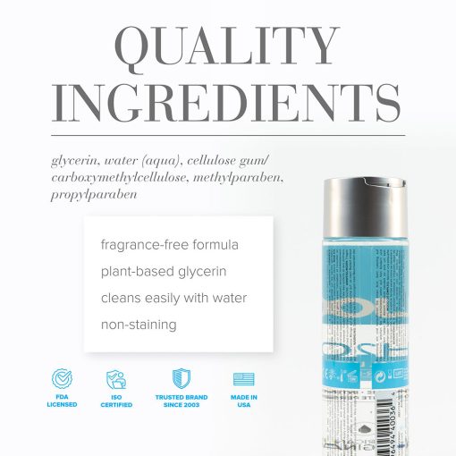 Jo H2O Original Water-Based Lubricant 8 Oz. - Image 2