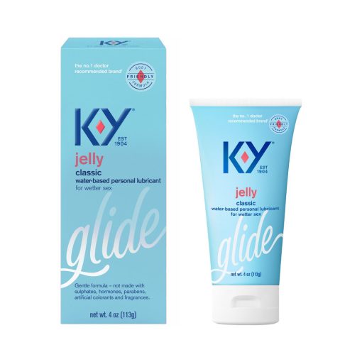K-Y Jelly Classic Personal Lubricant 4 Oz. Tube - Image 2