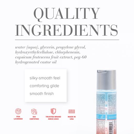 Jo H2O Warming Water-Based Lubricant 2 Oz. - Image 2