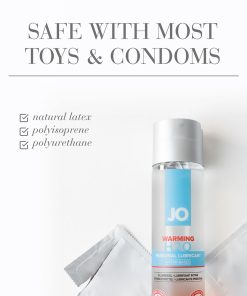 Jo H2O Warming Water-Based Lubricant 4 Oz.