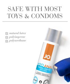 Jo H2O Anal Original Water-Based Lubricant 2 Oz.