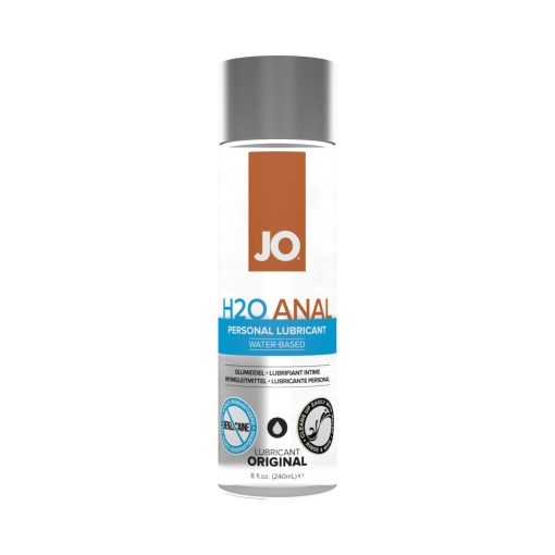Jo H2O Anal Original Water-Based Lubricant 8 Oz.