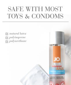 Jo H2O Anal Warming Water-Based Lubricant 2 Oz.