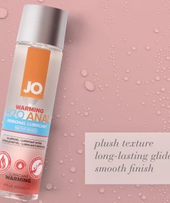 JO H2O Anal Warming Lube – Water-Based, Toy-Safe, 4 Oz