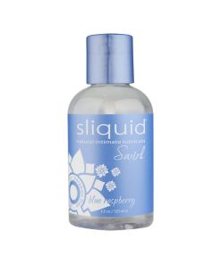 Sliquid Swirl Blue Raspberry Flavored Lubricant 4.2 Oz.