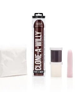 Alternative view of Clone-A-Willy Diy Vibrating Dildo Kit Deep Skin Tone