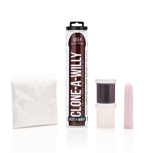 Clone-A-Willy Diy Vibrating Dildo Kit Deep Skin Tone - Image 2