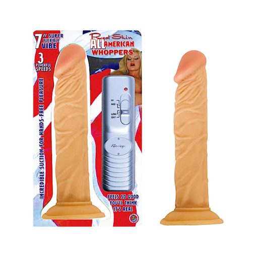 All American Whoppers 7In. Vibrating Dong