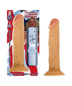 All American Whoppers 8In. Vibrating Dong