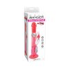 Waterproof Wall Bangers Deluxe Rotating Rabbit Vibrator With Suction Cup Pink