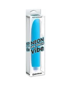 Neon Luv Touch Vibe Waterproof Slimline Vibrator Blue