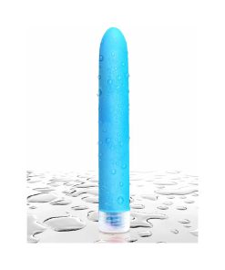 Neon Luv Touch Vibe Waterproof Slimline Vibrator Blue