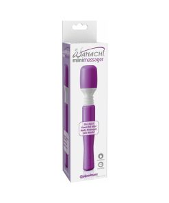 Mini Wanachi Waterproof Massager Flexible Silicone Wand Vibrator Purple
