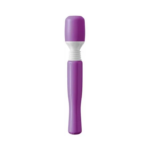 Mini Wanachi Waterproof Massager Flexible Silicone Wand Vibrator Purple - Image 2