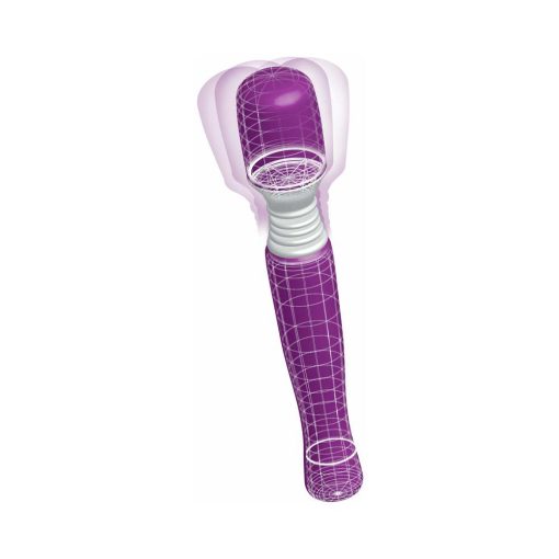 Mini Wanachi Waterproof Massager Flexible Silicone Wand Vibrator Purple - Image 3