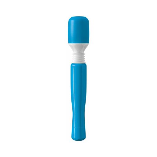 Mini Wanachi Waterproof Massager Flexible Silicone Wand Vibrator Blue - Image 2
