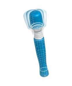 Mini Wanachi Waterproof Massager Flexible Silicone Wand Vibrator Blue