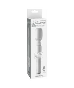 Mini Wanachi Waterproof Massager Flexible Silicone Wand Vibrator White