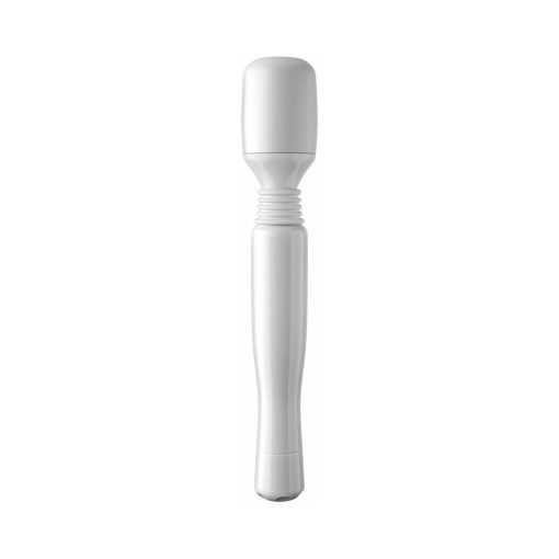 Mini Wanachi Waterproof Flexible Silicone Wand Vibrator – White - Image 2