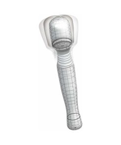 Mini Wanachi Waterproof Flexible Silicone Wand Vibrator – White