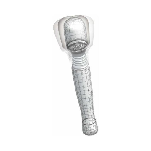 Mini Wanachi Waterproof Flexible Silicone Wand Vibrator – White - Image 3