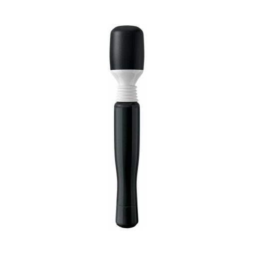 Mini Wanachi Waterproof Massager Flexible Silicone Wand Vibrator Black - Image 2