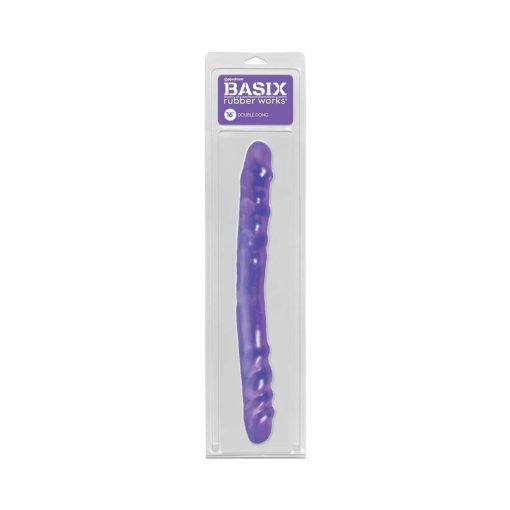 Basix Rubber Works 16 In. Double Dong Purple