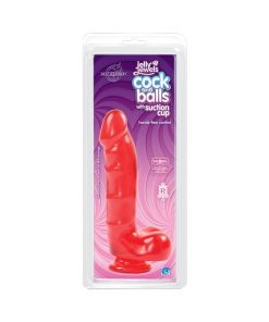 Jelly Jewel Cock & Balls Suct. (Ruby)