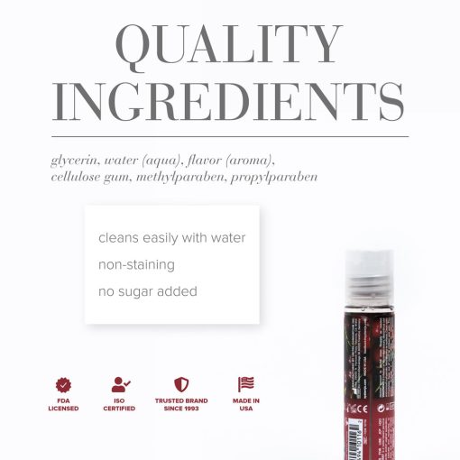 Jo H2O Cherry Burst Flavored Water-Based Lubricant 1 Oz. - Image 2