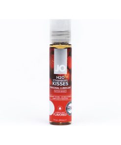 Jo H2O Strawberry Kisses Flavored Water-Based Lubricant 1 Oz.