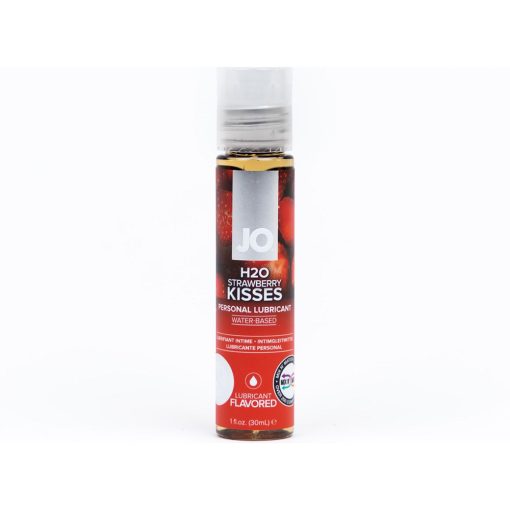 Jo H2O Strawberry Kisses Flavored Water-Based Lubricant 1 Oz.