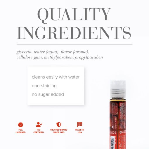 Jo H2O Strawberry Kisses Flavored Water-Based Lubricant 1 Oz. - Image 2
