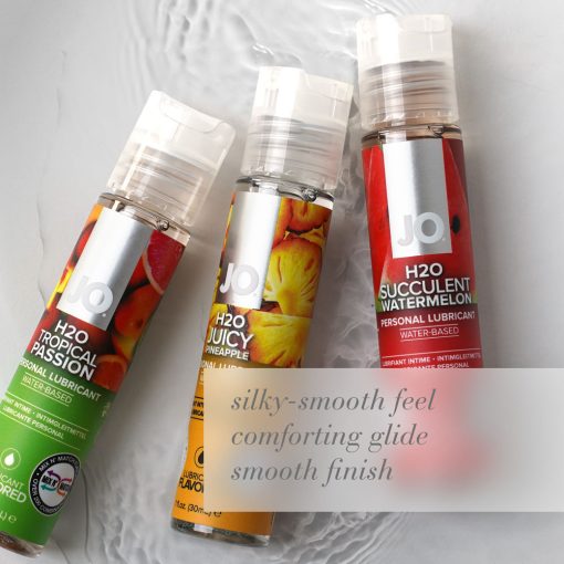 Jo H2O Tropical Passion Flavored Water-Based Lubricant 1 Oz. - Image 4