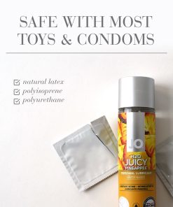Jo H2O Juicy Pineapple Flavored Water-Based Lubricant 1 Oz.