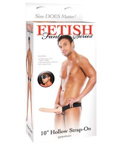 Fetish Fantasy Series 10 In. Hollow Strap-On Beige