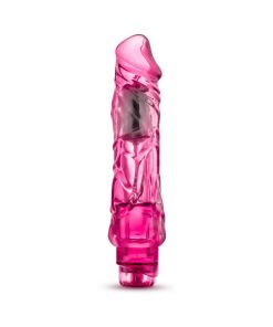 Naturally Yours Wild Ride Realistic 9 In. Vibrating Dildo Pink