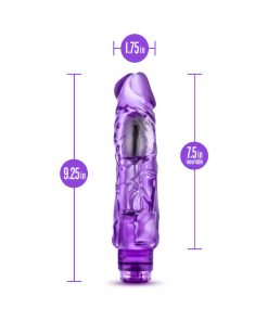 Naturally Yours Wild Ride Realistic 9 In. Vibrating Dildo Purple