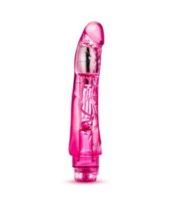 Naturally Yours Mambo Vibe Realistic 9 In. Vibrating Dildo Pink