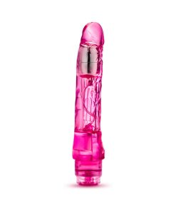 Naturally Yours Mambo Vibe Realistic 9 In. Vibrating Dildo Pink