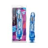 Naturally Yours Mambo Vibe Realistic 9 In. Vibrating Dildo Blue