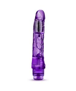 Naturally Yours Mambo Vibe Realistic 9 In. Vibrating Dildo Purple
