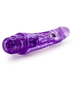 Naturally Yours Mambo Vibe Realistic 9 In. Vibrating Dildo Purple