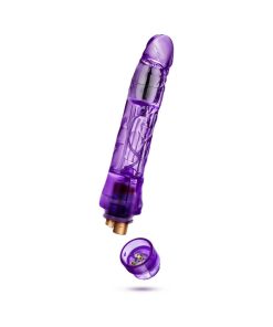 Naturally Yours Mambo Vibe Realistic 9 In. Vibrating Dildo Purple